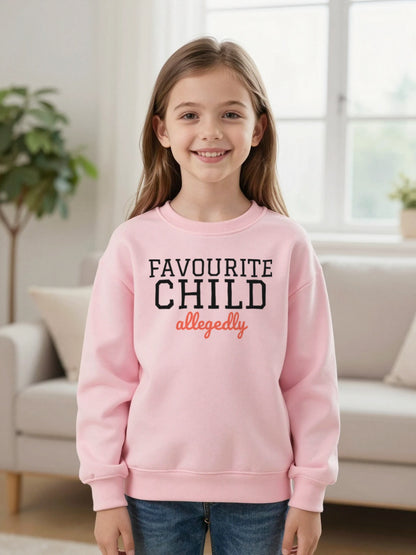 Kids Favourite Child Allegedly T-Shirt, Sweatshirt & Hoodie worn by a child