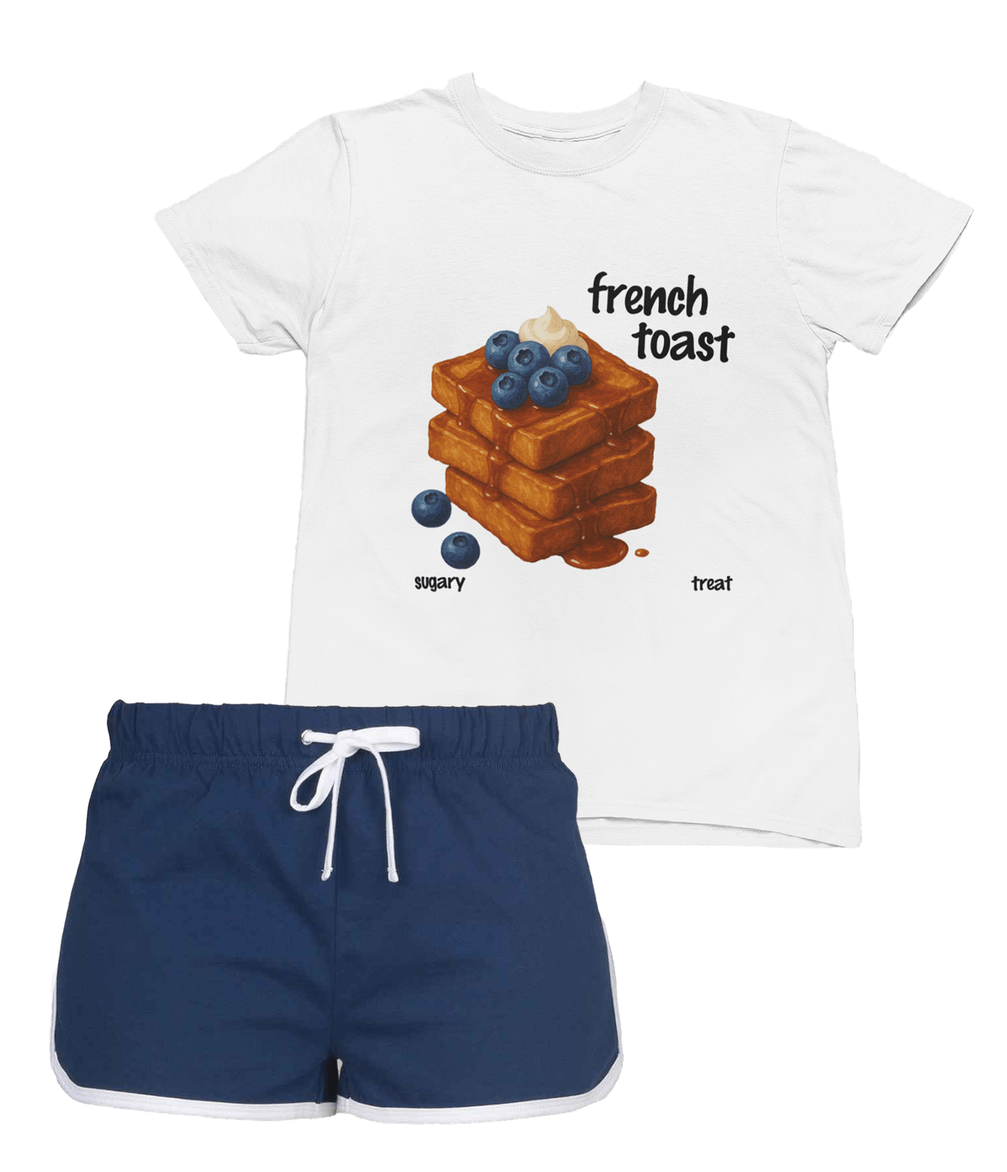Kids French Toast T-Shirt & Shorts Set t-shirt product image 1 from Beast and Beauty