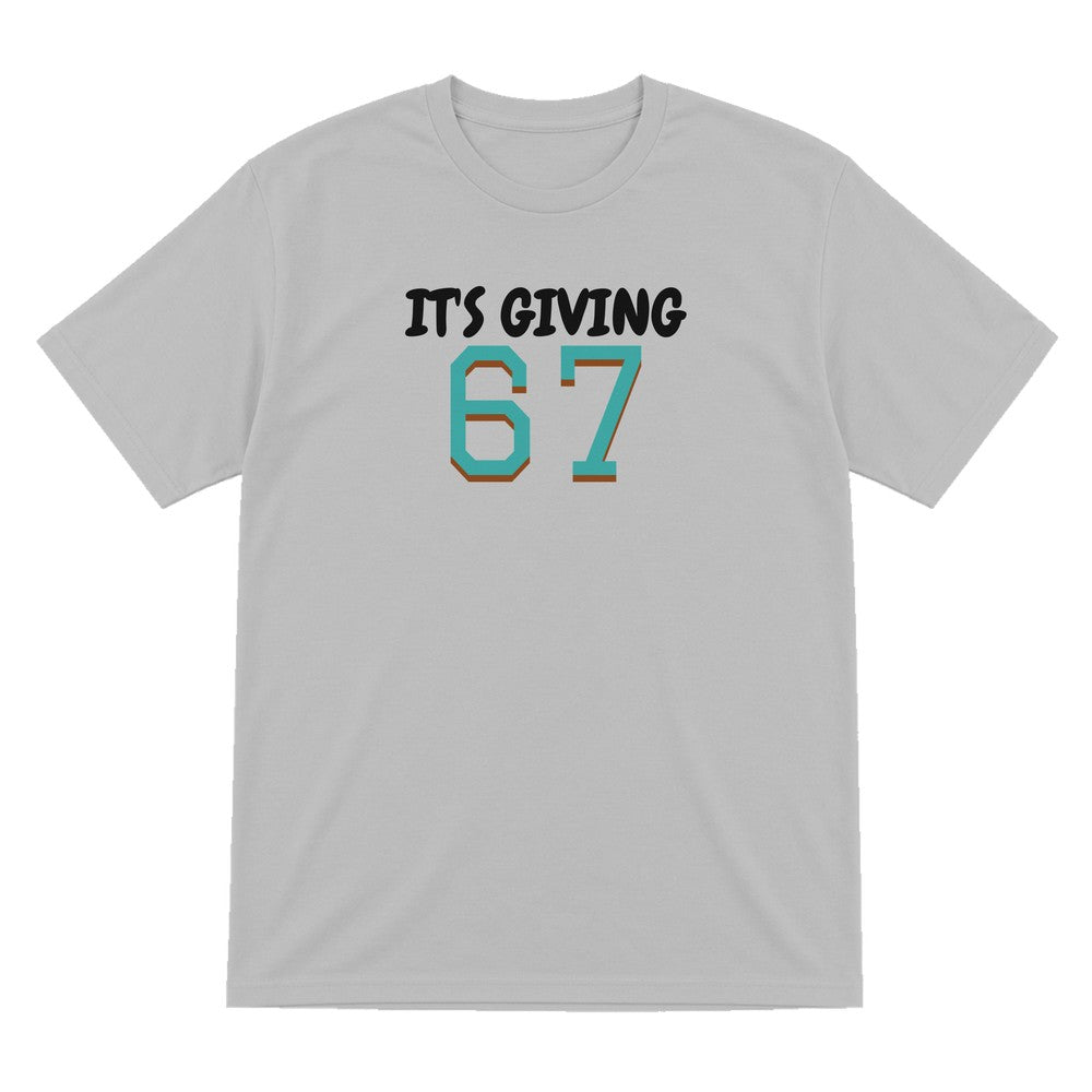 Kids It's Giving 67 T-Shirt, Sweatshirt & Hoodie T-Shirt in Sport Grey