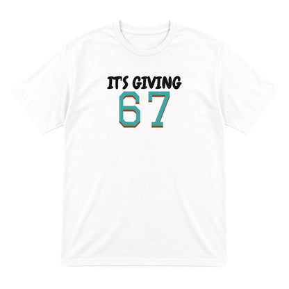 Kids It's Giving 67 T-Shirt, Sweatshirt & Hoodie T-Shirt in White