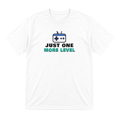 Kids Just One More Level Gaming T-Shirt & Sweatshirt T-Shirt in White