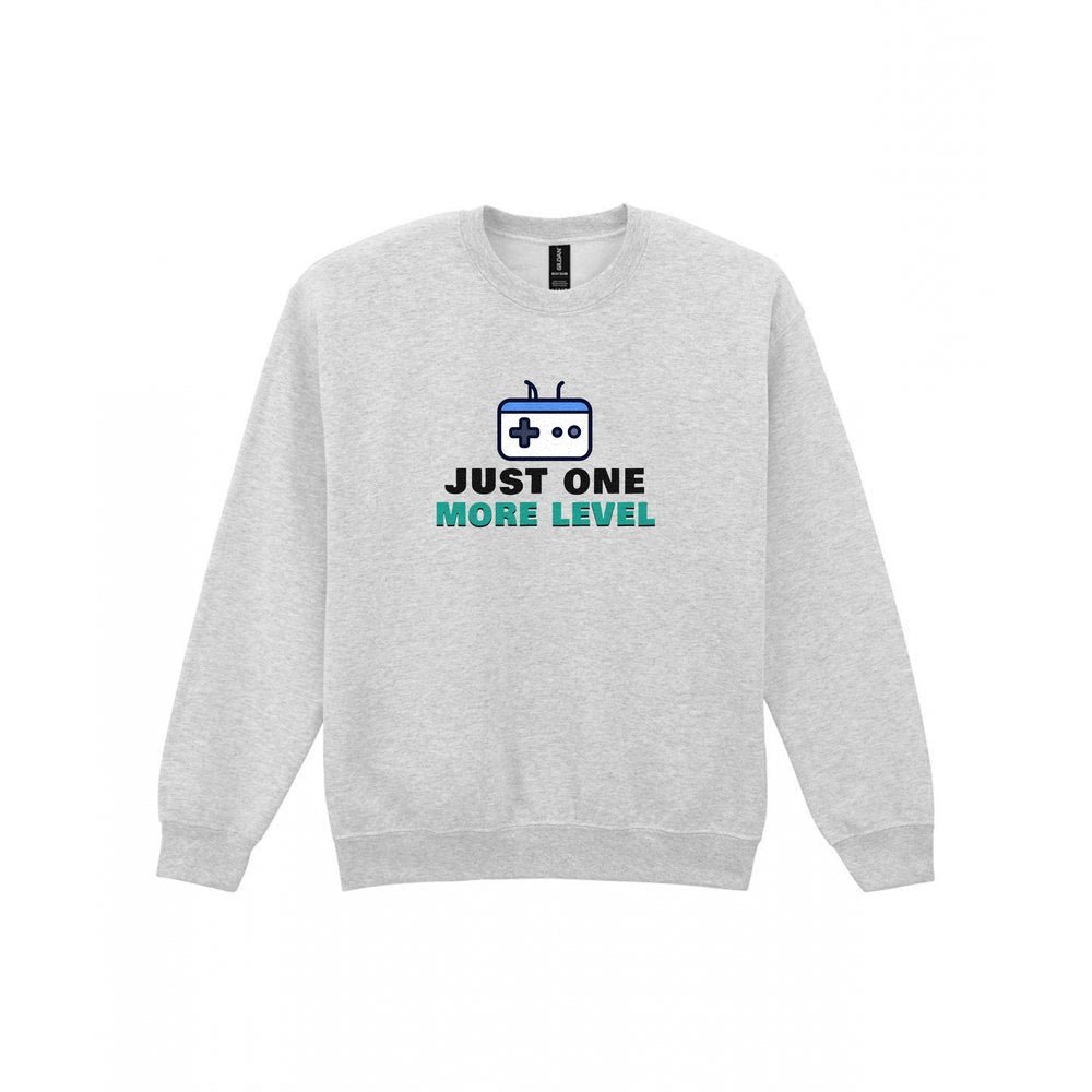 Kids Just One More Level Gaming T-Shirt & Sweatshirt Sweatshirt in Sport Grey