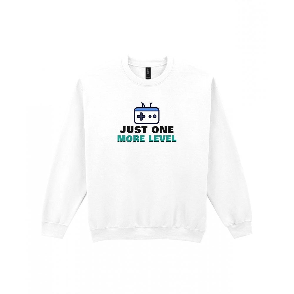 Kids Just One More Level Gaming T-Shirt & Sweatshirt Sweatshirt in White