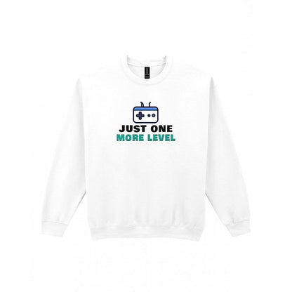 Kids Just One More Level Gaming T-Shirt & Sweatshirt Sweatshirt in White