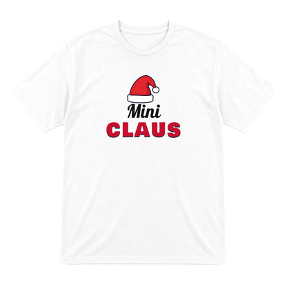 Kids Personalised Claus Christmas Jumper & T-Shirt T-Shirt in White