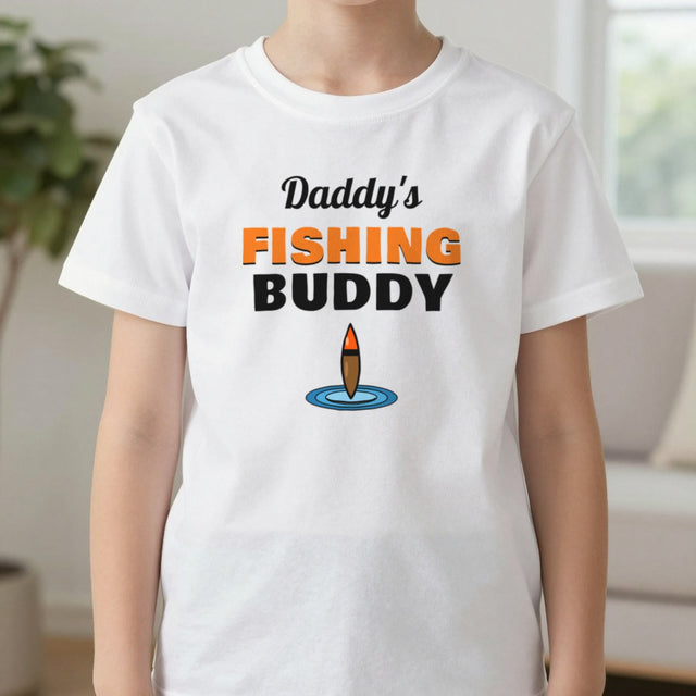 Kids Personalised Fishing Buddy T-Shirt & Sweatshirt | Daddy's Fishing Buddy