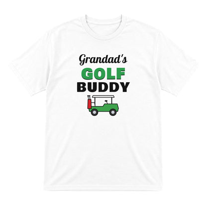 Kids Personalised Golf Buddy T-Shirt & Sweatshirt laid flat