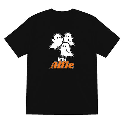 Personalised Little Boo Kids Sweatshirt & T-Shirt in Black (T-Shirt)