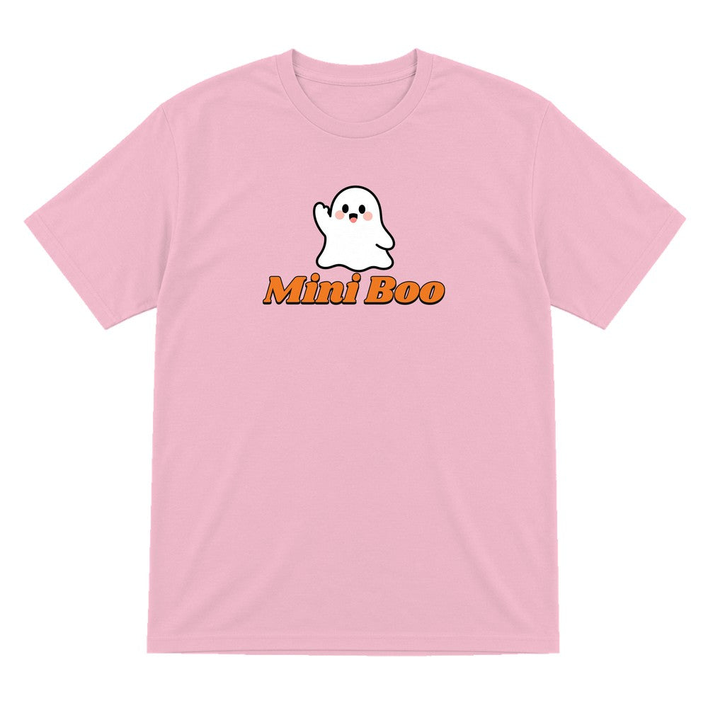 Personalised Mini Boo Kids T-Shirt & Sweatshirt in Light Pink (T-Shirt)