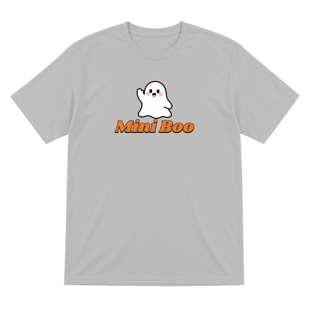 Personalised Mini Boo Kids T-Shirt & Sweatshirt in Sport Grey (T-Shirt)