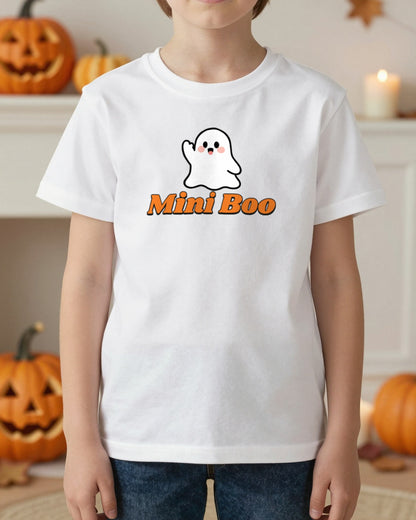 Personalised Mini Boo Kids T-Shirt & Sweatshirt worn