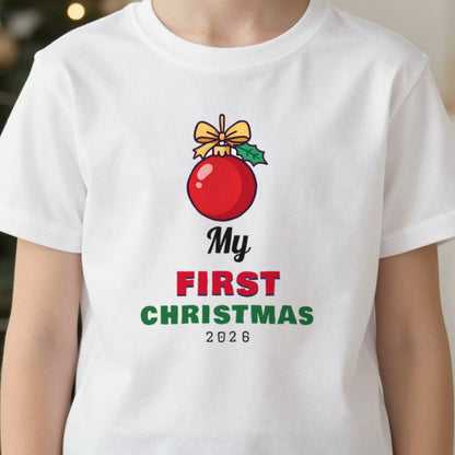 Kids Personalised My First Christmas T-Shirt & Jumper close-up
