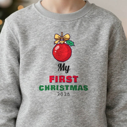 Kids Personalised My First Christmas T-Shirt & Jumper in another colour