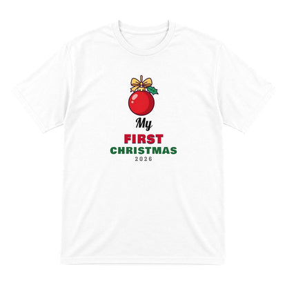 Kids Personalised My First Christmas T-Shirt & Jumper T-Shirt in White