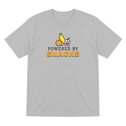 Kids Powered By Snacks Funny T-Shirt & Sweatshirt T-Shirt in Sport Grey