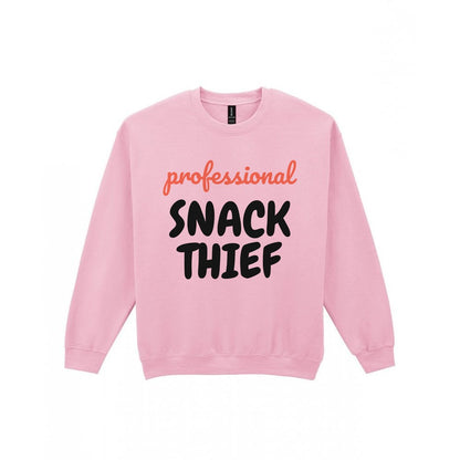 Kids Professional Snack Thief T-Shirt, Sweatshirt & Hoodie Sweatshirt in Light Pink