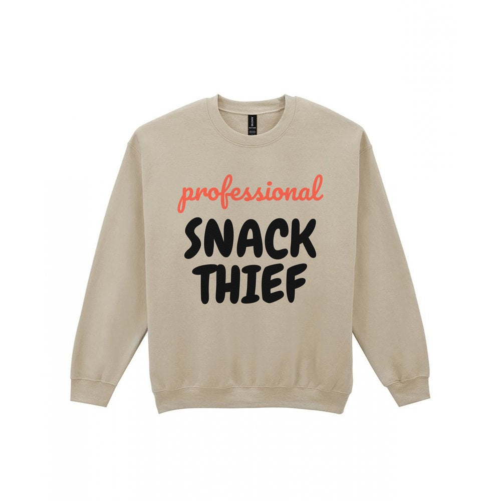 Kids Professional Snack Thief T-Shirt, Sweatshirt & Hoodie Sweatshirt in Sand