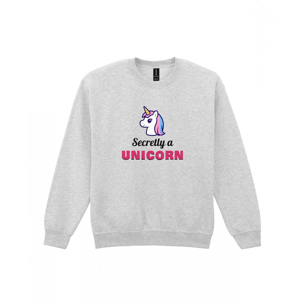 Kids Secretly A Unicorn T-Shirt & Sweatshirt Sweatshirt in Sport Grey