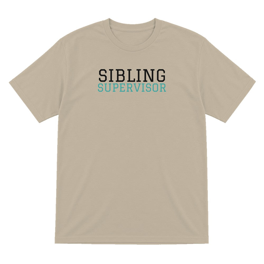 Kids Sibling Supervisor T-Shirt, Sweatshirt & Hoodie T-Shirt in Sand