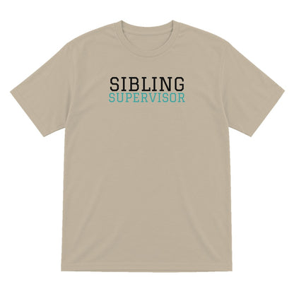 Kids Sibling Supervisor T-Shirt, Sweatshirt & Hoodie T-Shirt in Sand