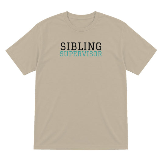 Kids Sibling Supervisor T-Shirt, Sweatshirt & Hoodie T-Shirt in Sand