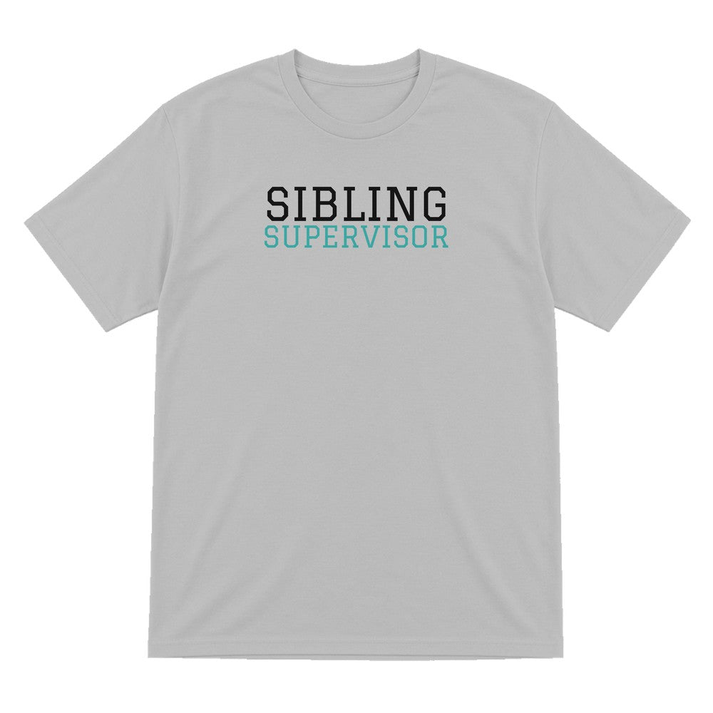 Kids Sibling Supervisor T-Shirt, Sweatshirt & Hoodie T-Shirt in Sport Grey