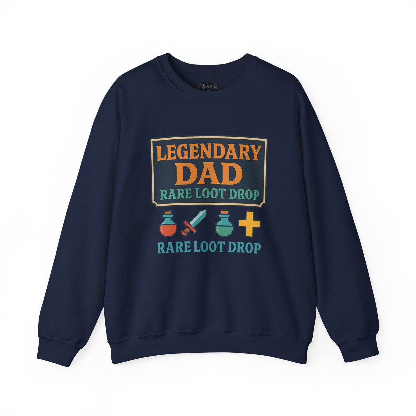 legendary dad rare loot drop sweatshirt navy sweatshirt Father's Day gift idea