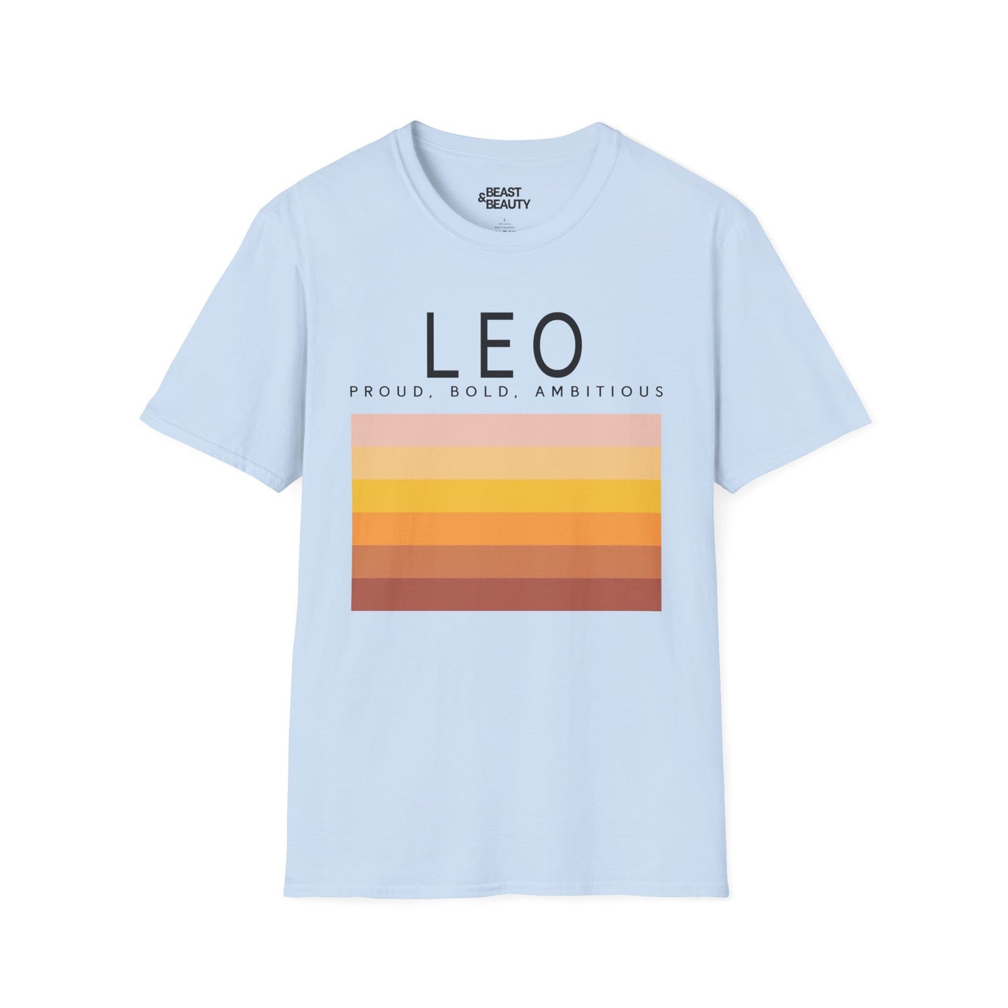 leo zodiac graphic t-shirt t-shirt third colour product image