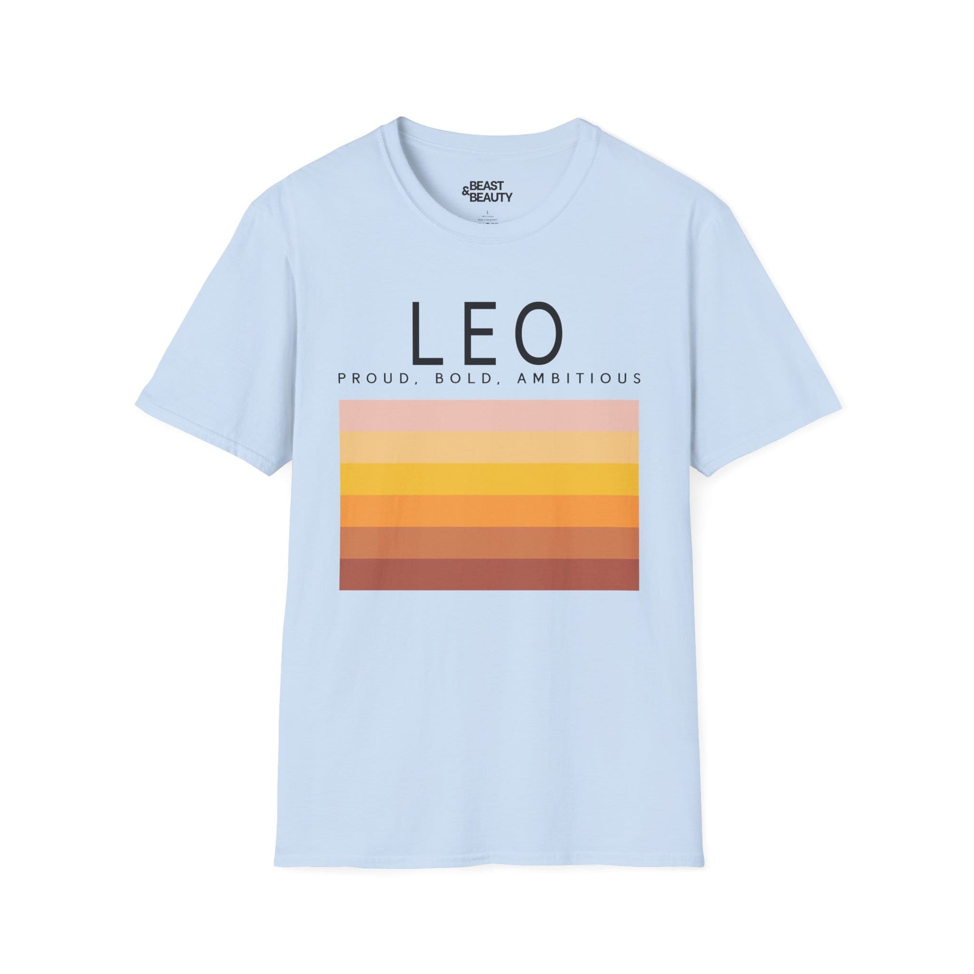 leo zodiac graphic t-shirt t-shirt third colour product image