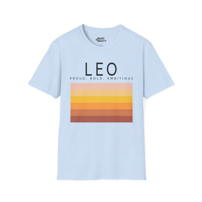 leo zodiac graphic t-shirt t-shirt third colour product image