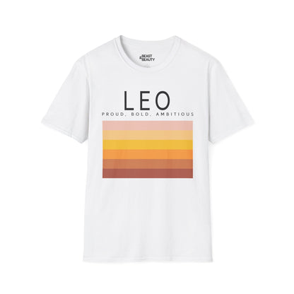 leo zodiac graphic t-shirt t-shirt alternate colour product image