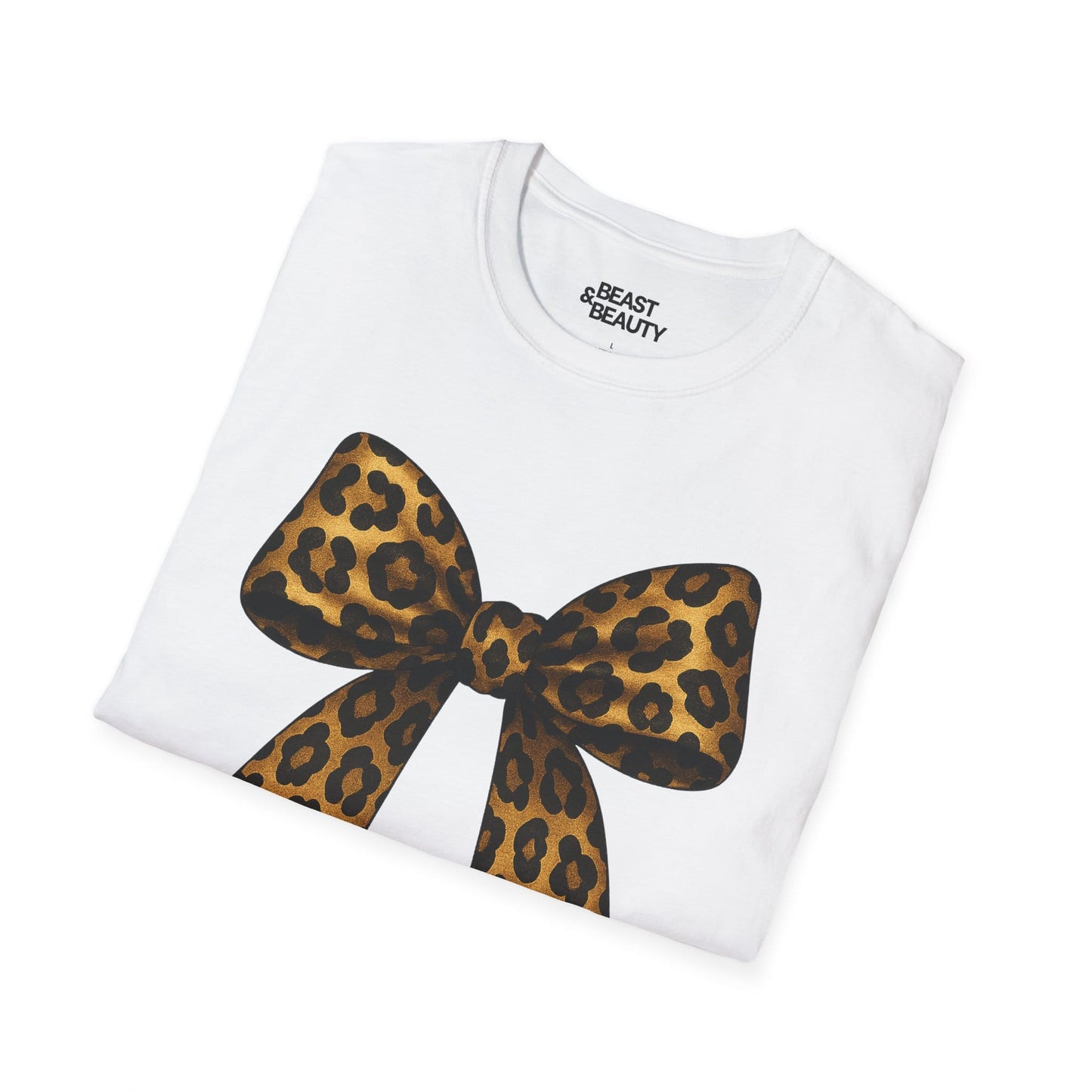 leopard bow t-shirt t-shirt coquette gift idea image 6