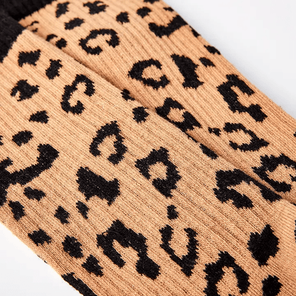 leopard print socks socks front product image