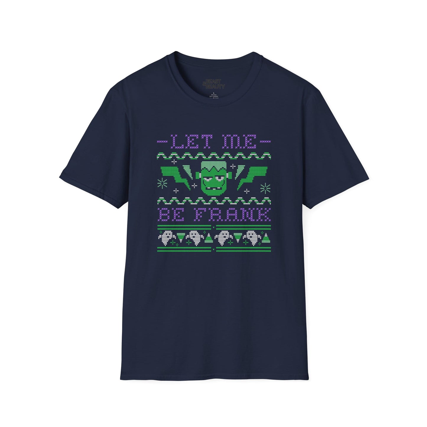 let me be frank halloween t-shirt t-shirt alternate colour product image