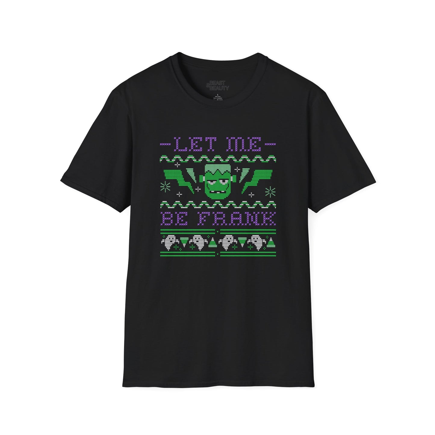 let me be frank halloween t-shirt t-shirt front product image