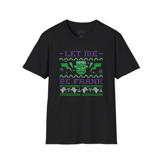 let me be frank halloween t-shirt t-shirt front product image
