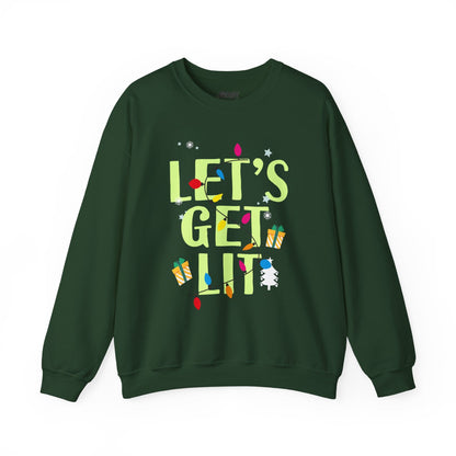 Let's Get Lit Christmas Sweatshirt sweatshirt product image 4 from Beast and Beauty