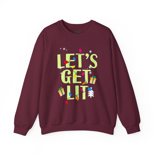 Let's Get Lit Christmas Sweatshirt sweatshirt product image 2 from Beast and Beauty