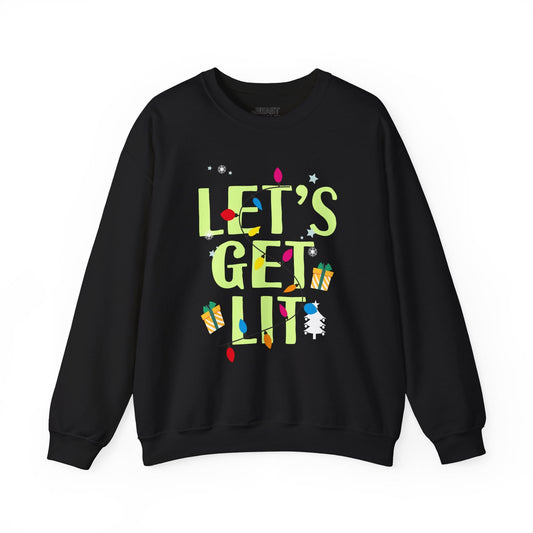 Let's Get Lit Christmas Sweatshirt sweatshirt product image 1 from Beast and Beauty