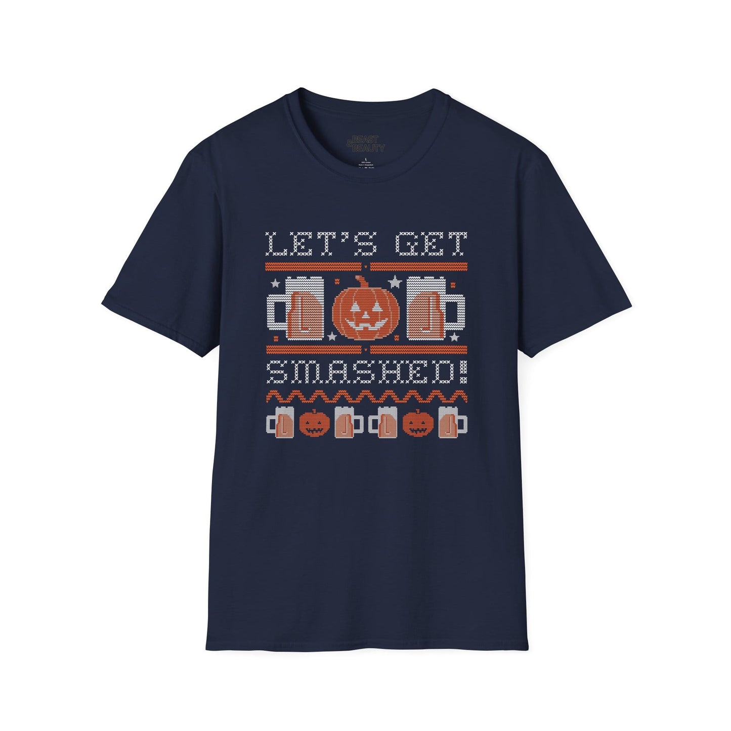 let's get smashed halloween beer t-shirt t-shirt second colour product image