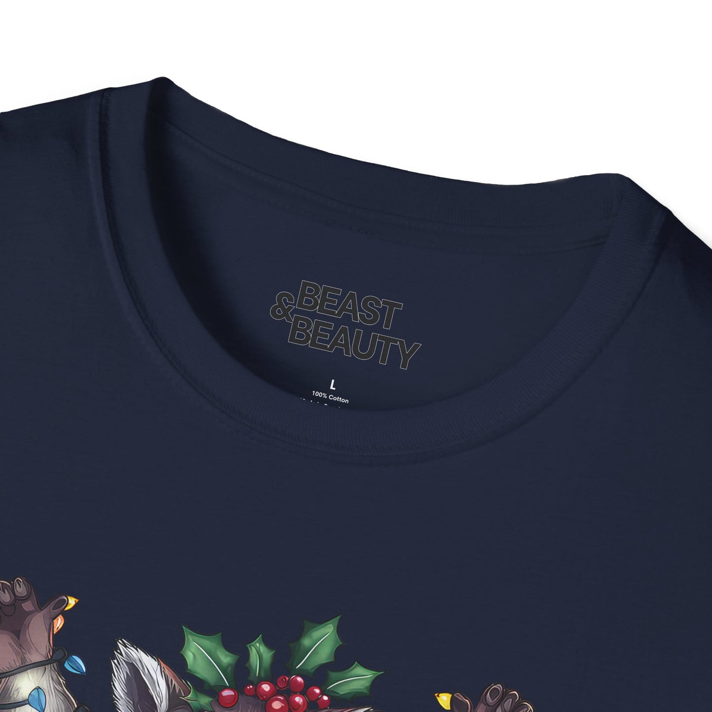 Let's Get Trashed Raccoon Christmas T-Shirt t-shirt product image 5 from Beast and Beauty