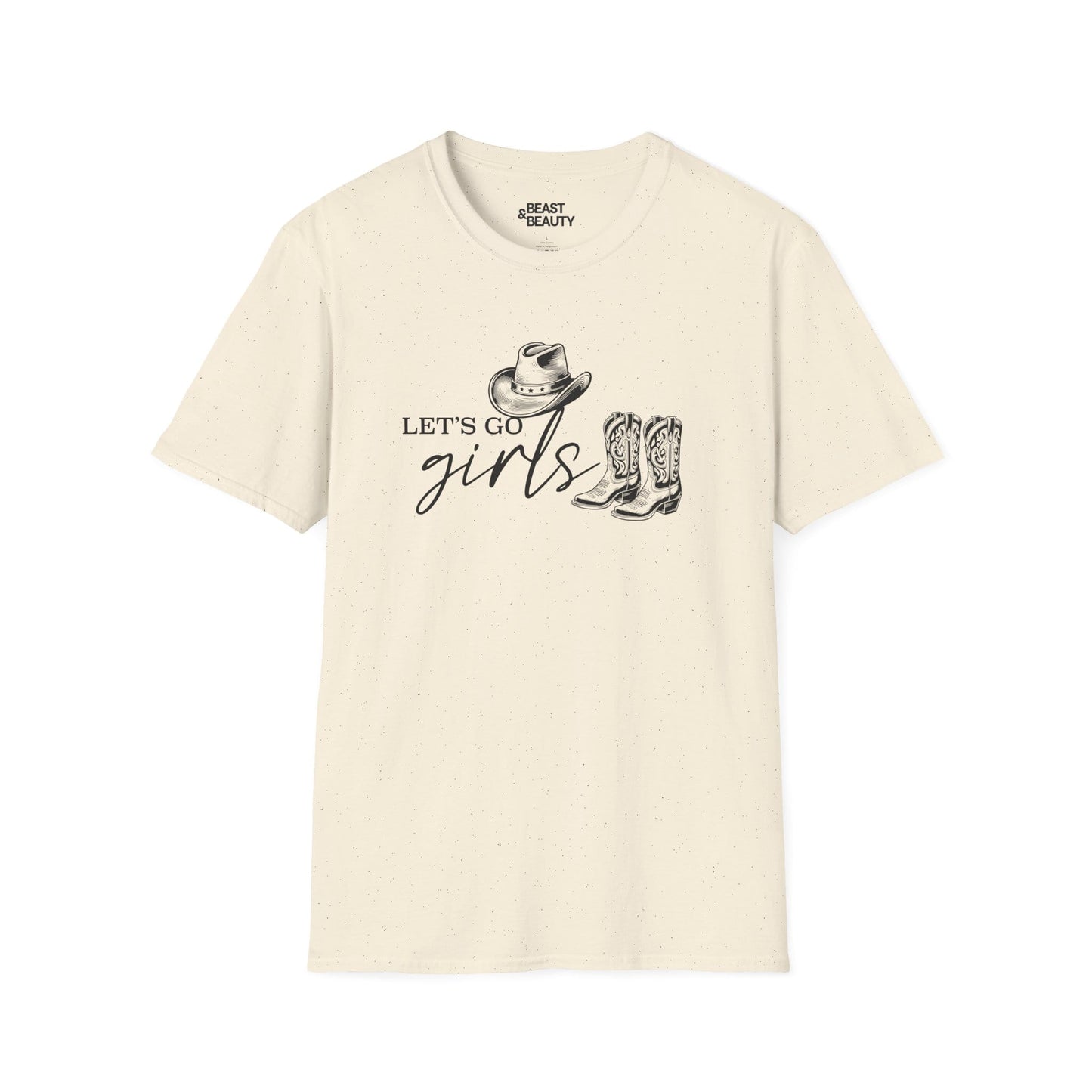 let s go girls cowgirl t-shirt natural t-shirt cowgirl gift idea