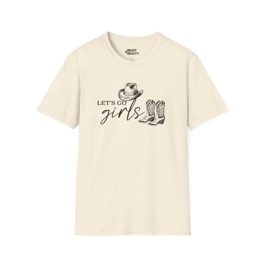 let s go girls cowgirl t-shirt natural t-shirt cowgirl gift idea