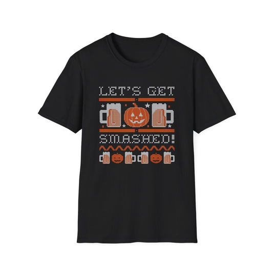 Let’s Get Smashed Halloween Beer T-Shirt - funny t-shirt by Cheeky Business