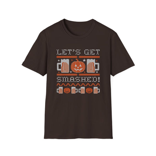 Let’s Get Smashed Halloween Beer T-Shirt - funny t-shirt by Cheeky Business