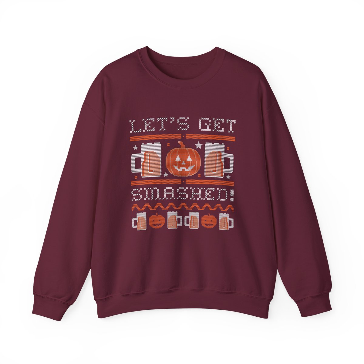 Let's Get Smashed Halloween Sweatshirt - funny sweatshirt by Cheeky Business