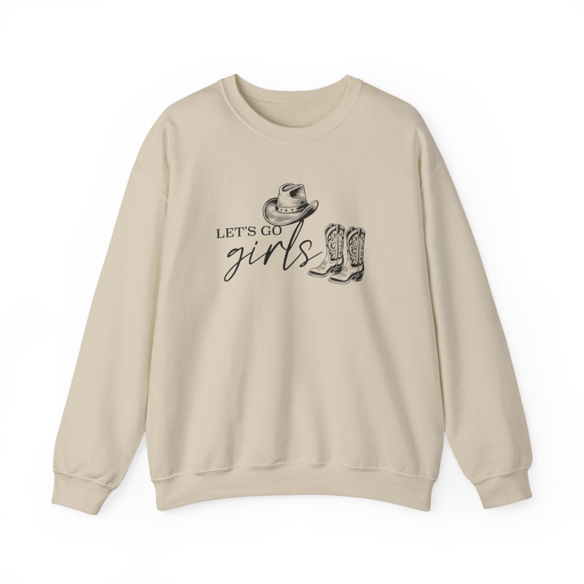 Let’s Go Girls Cowgirl Sweatshirt - funny sweatshirt by Cheeky Business