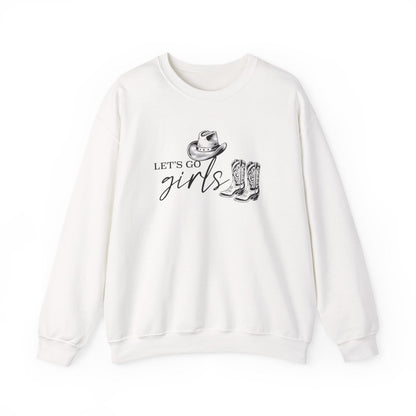 Let’s Go Girls Cowgirl Sweatshirt - funny sweatshirt by Cheeky Business