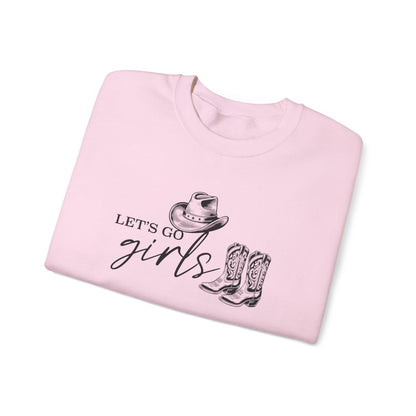 Let’s Go Girls Cowgirl Sweatshirt - funny sweatshirt by Cheeky Business