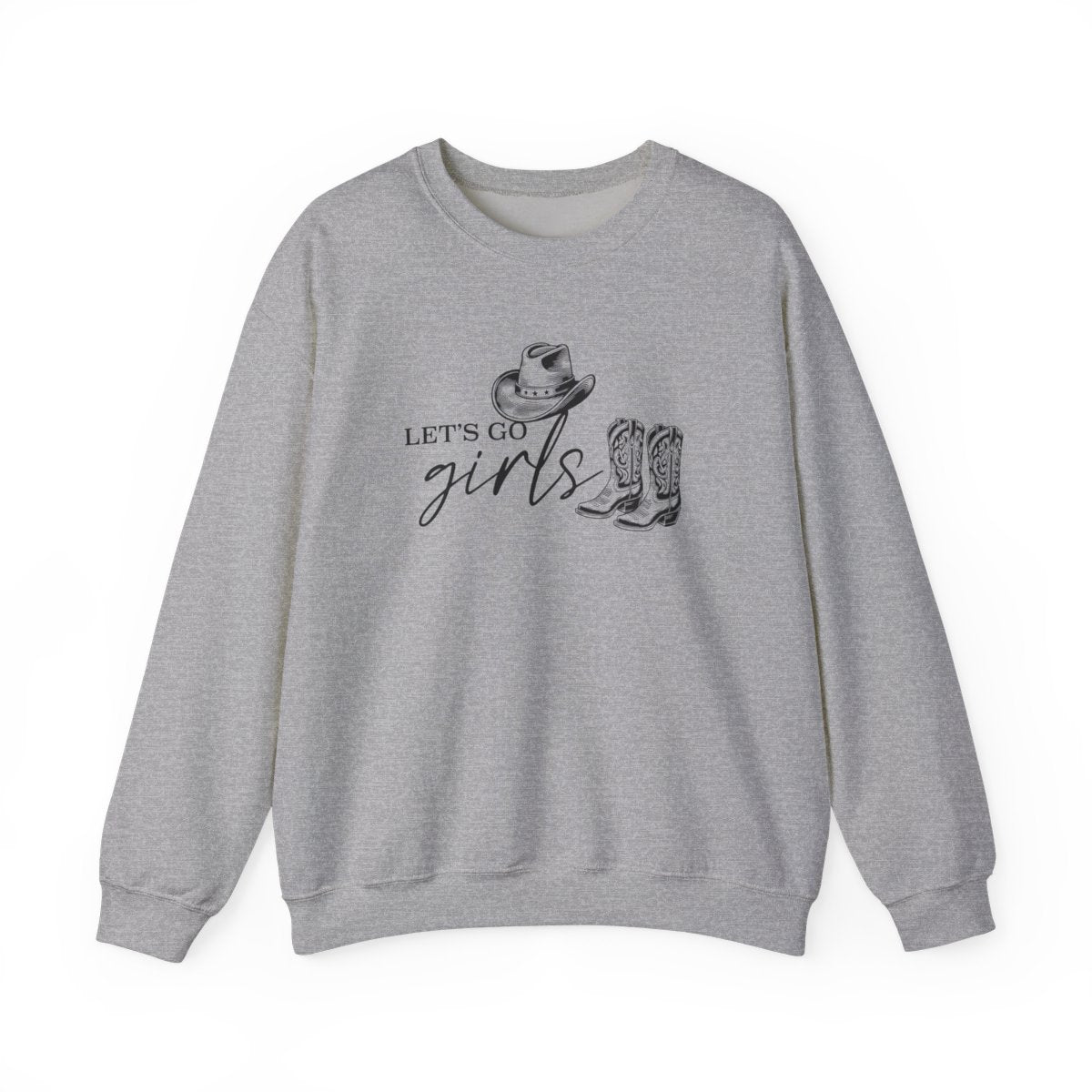 Let’s Go Girls Cowgirl Sweatshirt - funny sweatshirt by Cheeky Business